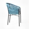 Anais Dining Chair :: PVC Azul Pastel :: 3