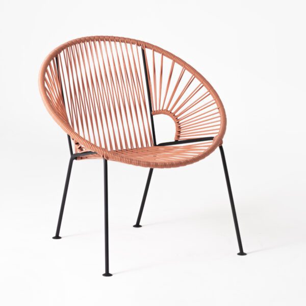 Ixtapa Lounge Chair :: PVC Rosa Calido :: 2